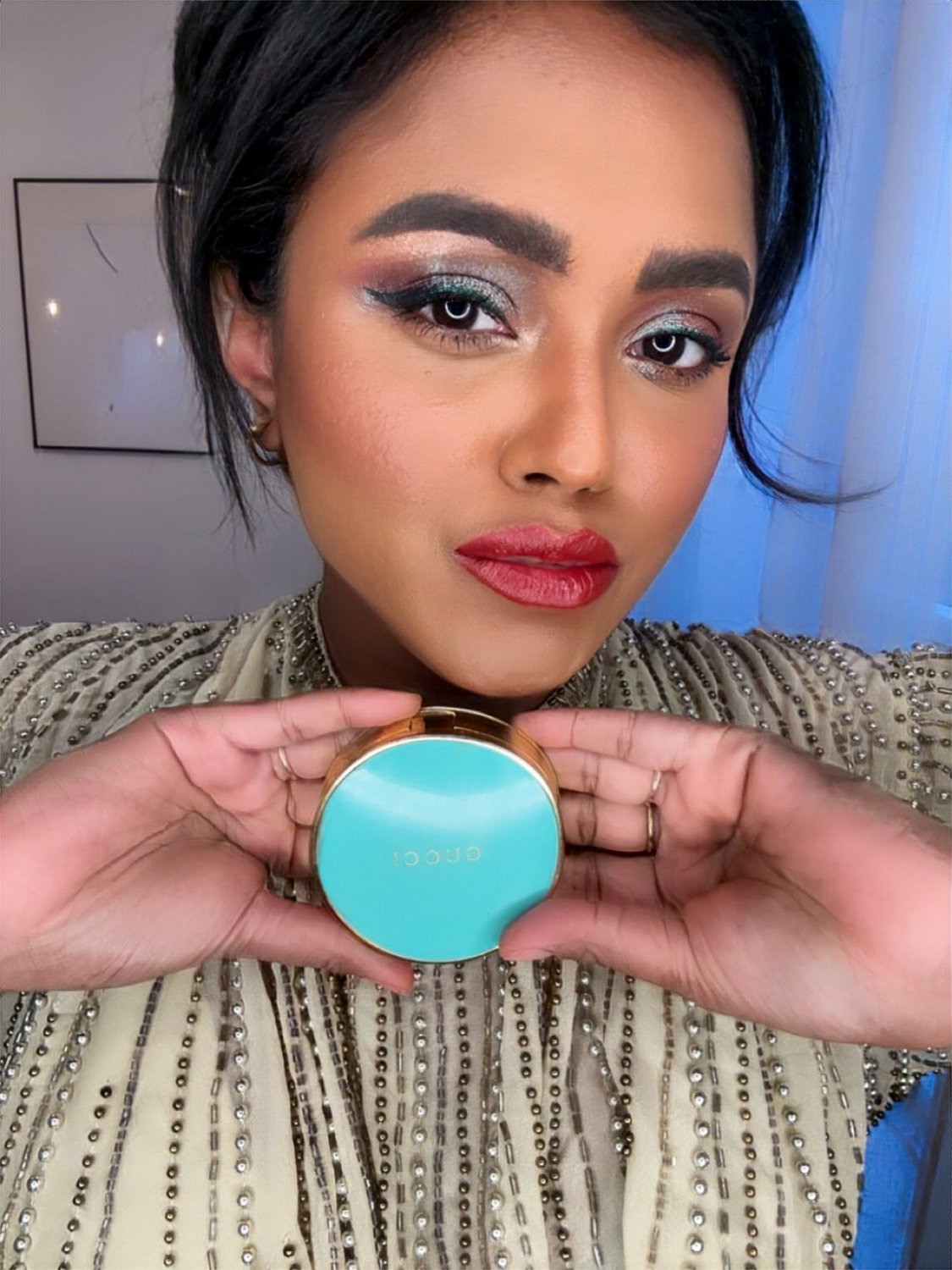 Sachini wearing Gucci Bronzer