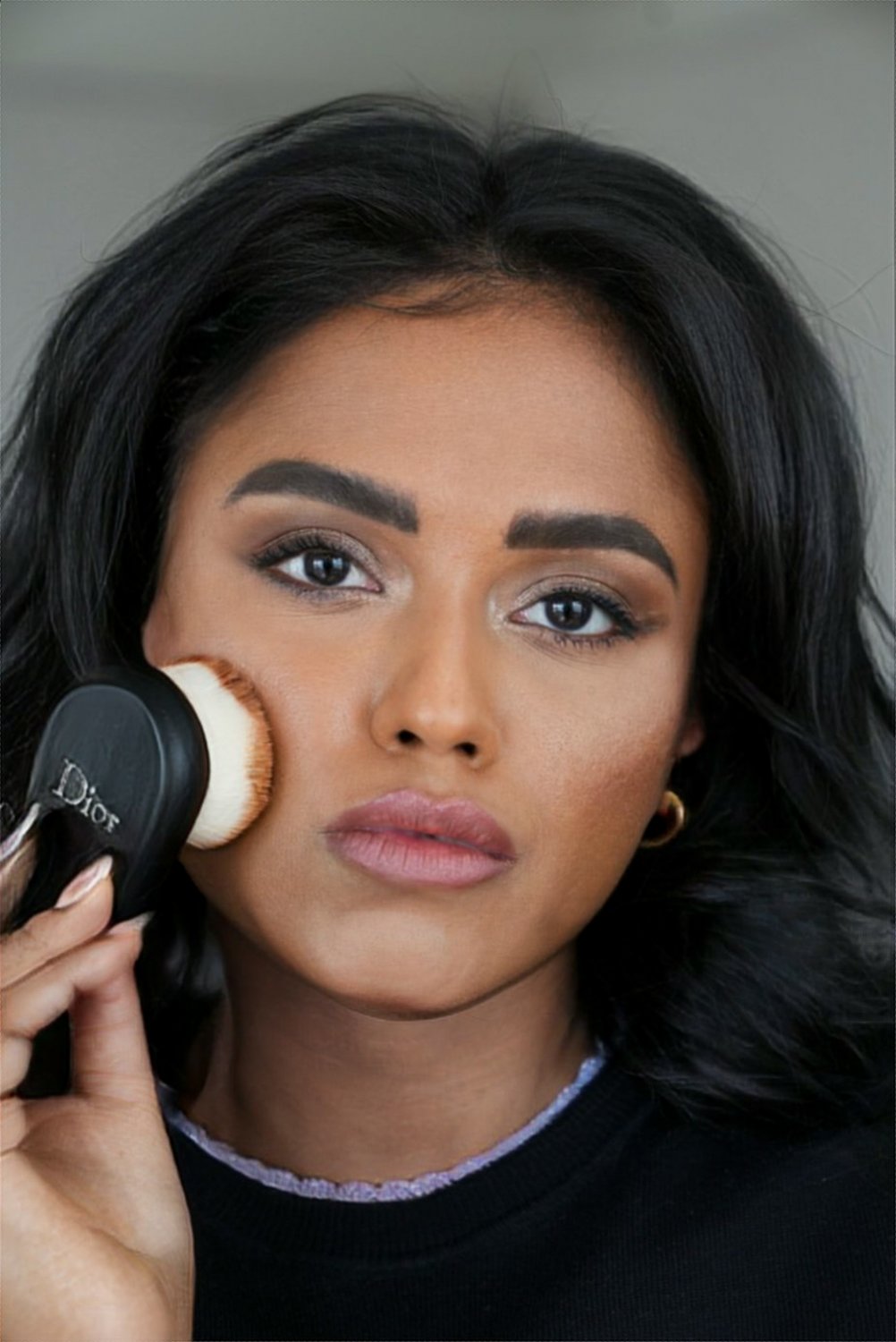 Sachini dilanka testing DIOR Backstage Face Brush