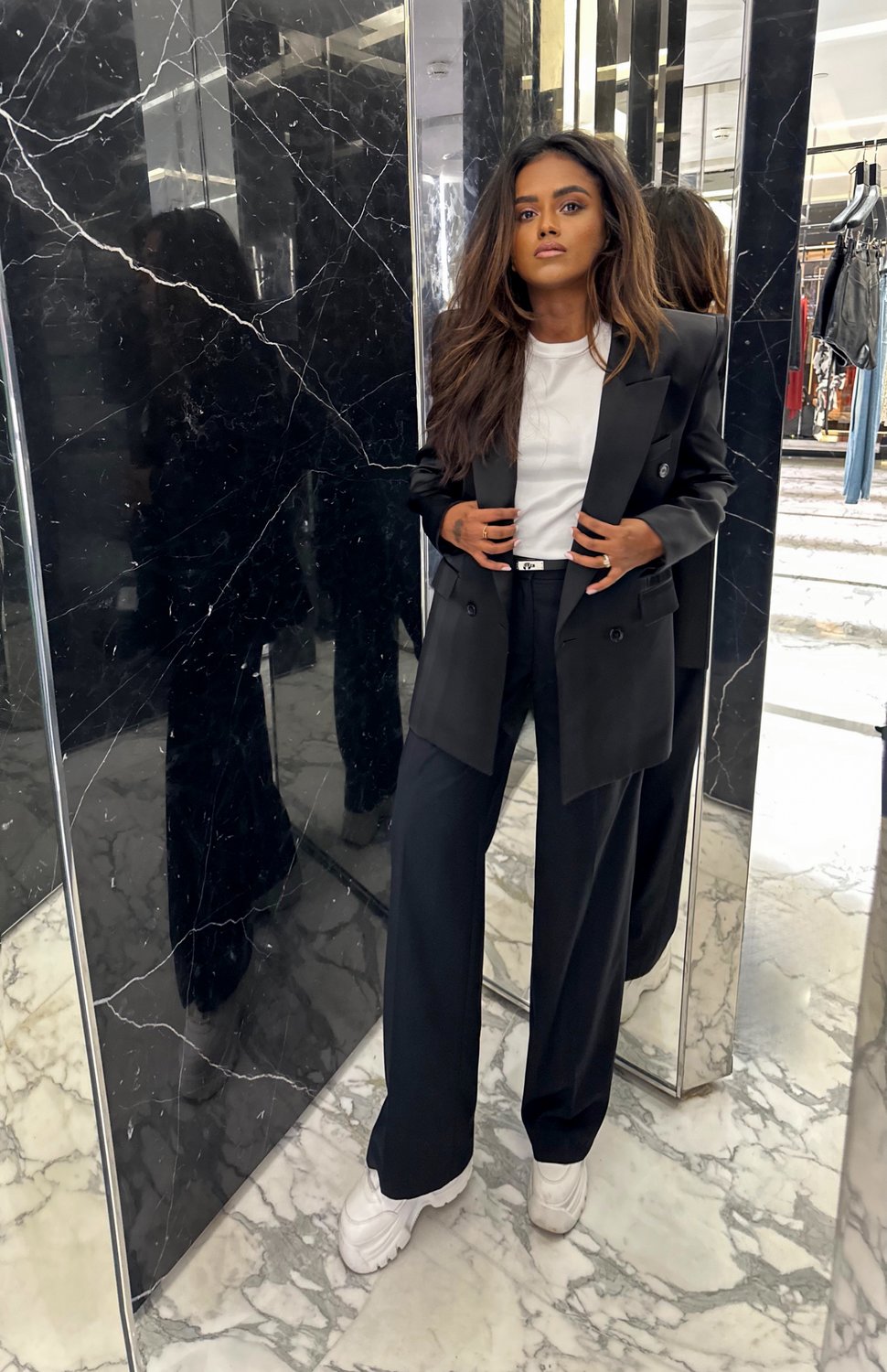 Sachini Dilanka wearing Saint Laurent Ready To Wear