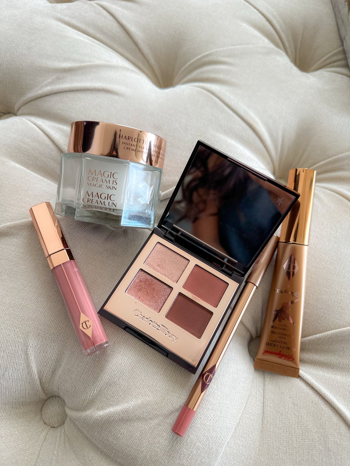 Sachini Dilanka showing the Disney100 X Charlotte Tilbury Collection 