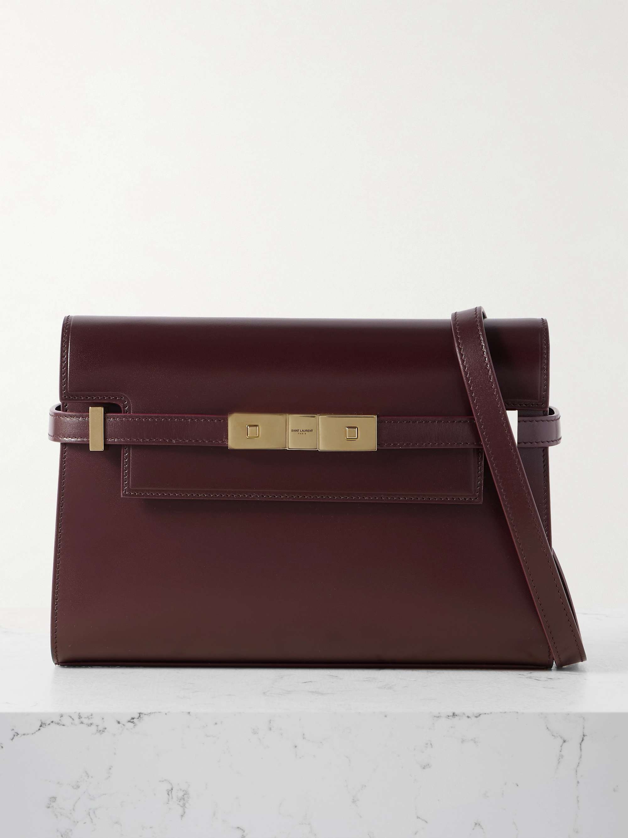 Manhattan small leather shoulder bag