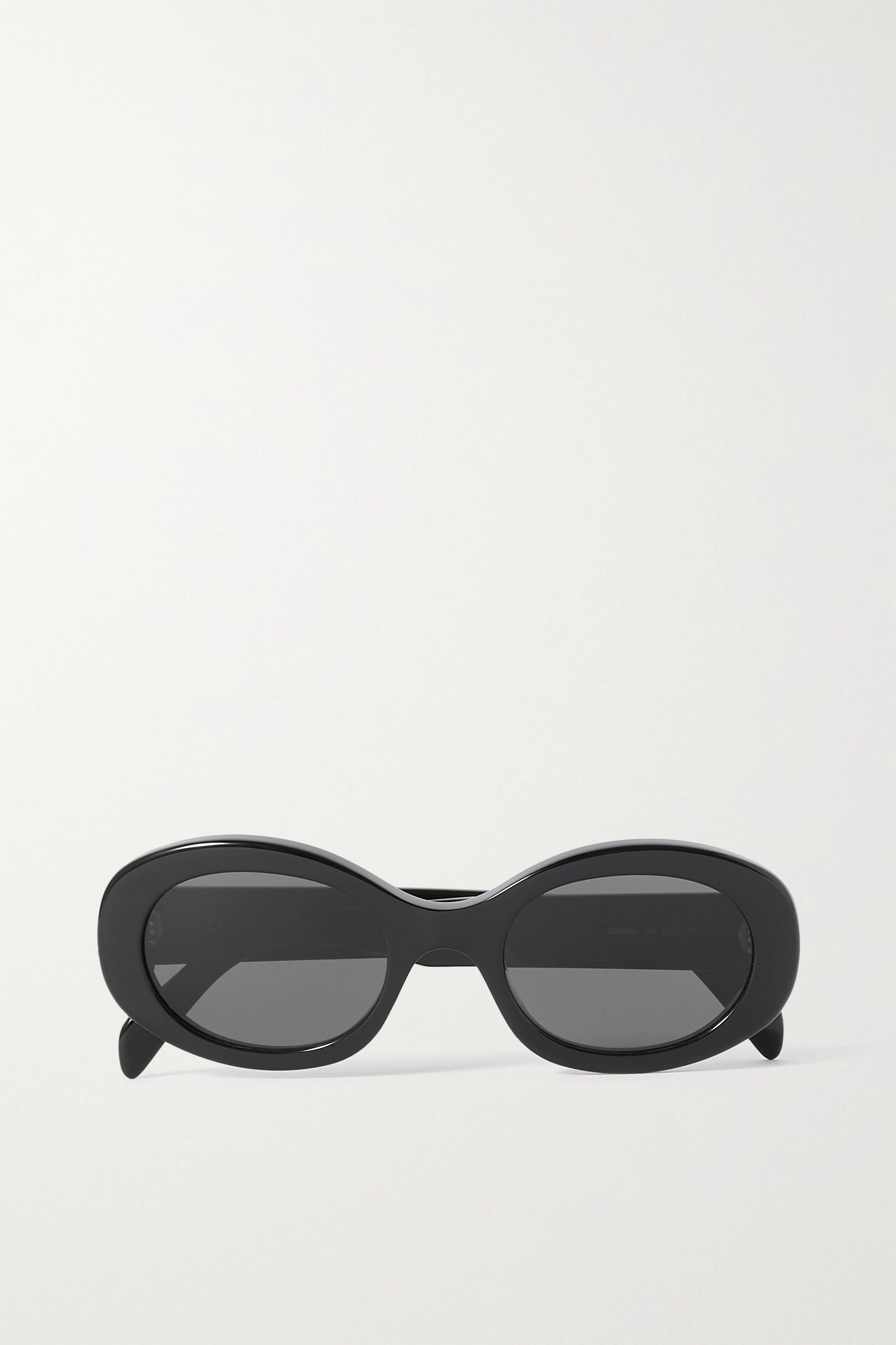 Triomphe oval-frame acetate sunglasses