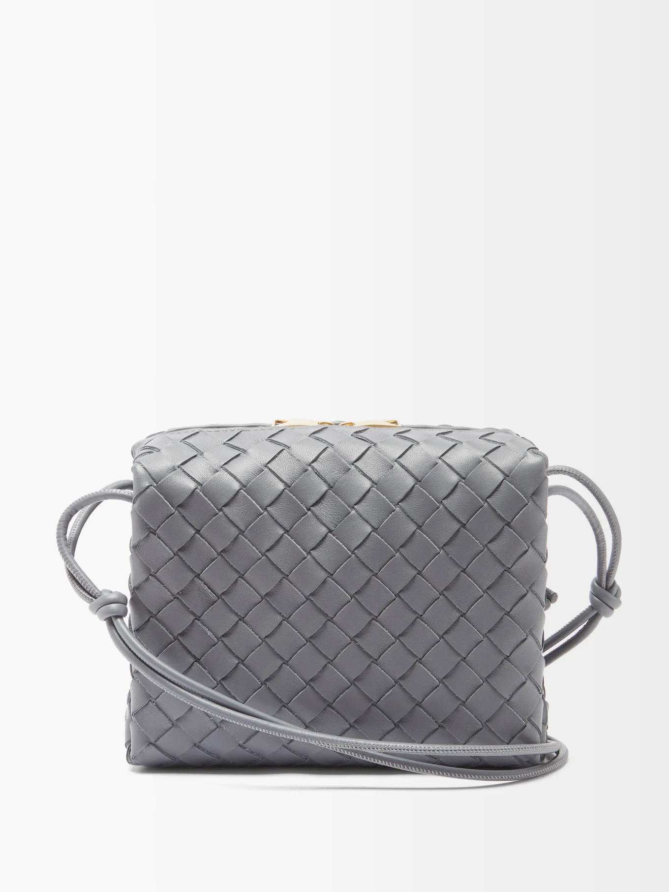 Loop small Intrecciato-leather cross-body bag | Bottega Veneta