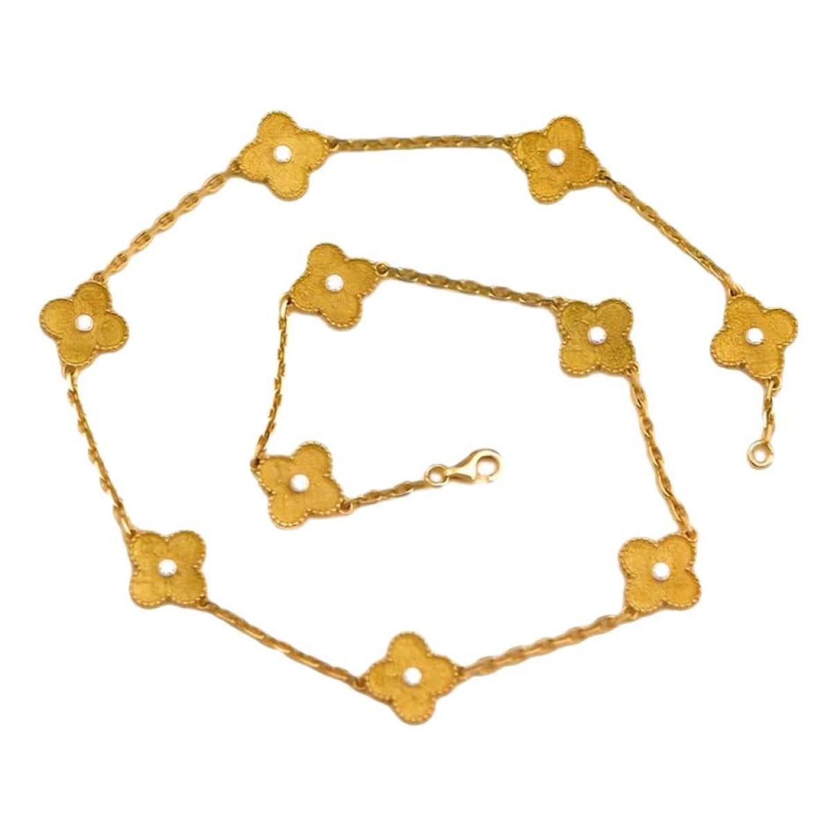 Vintage Alhambra yellow gold necklaceVan Cleef & Arpels